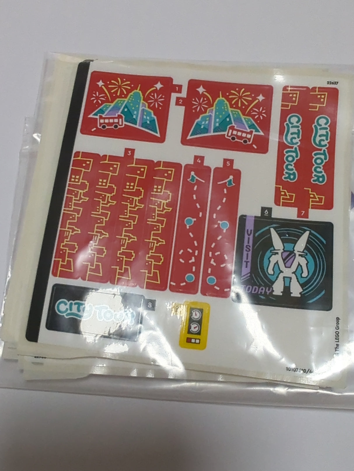 NEU Aufkleberbogen für Set 60407 - (10107610/6480904)