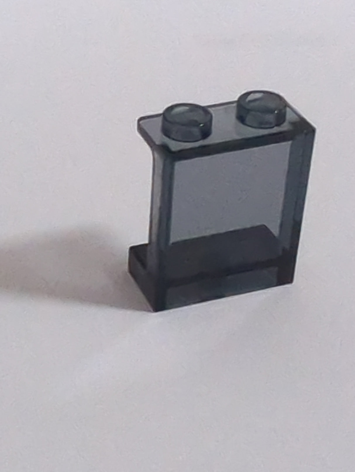 NEU Panel 1 x 2 x 3 mit Seitenstützen - hohle Noppen transparent schwarz (2023)