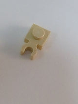NEU Plate, Modified 1 x 1 with U Clip Thin &#40;Vertical Grip&#41; beige tan