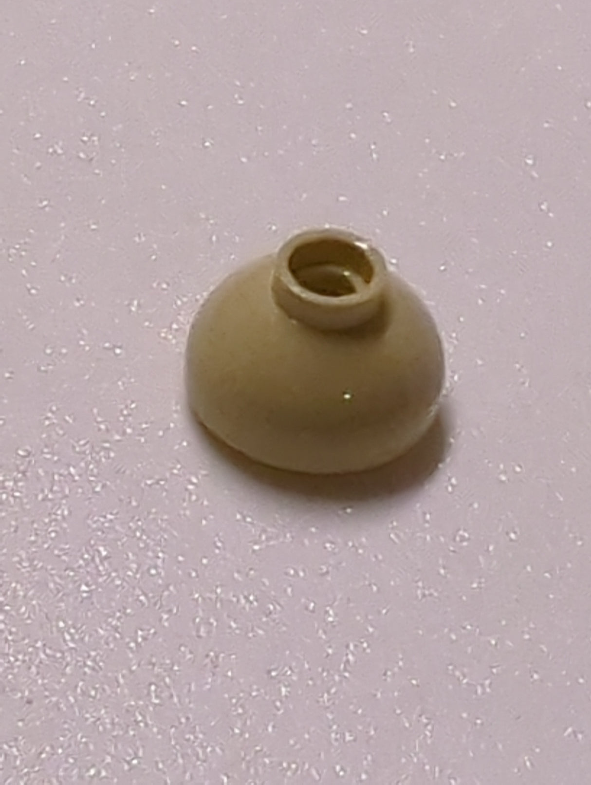 NEU Stein, rund 2 x 2 Kuppel Unterseite beige