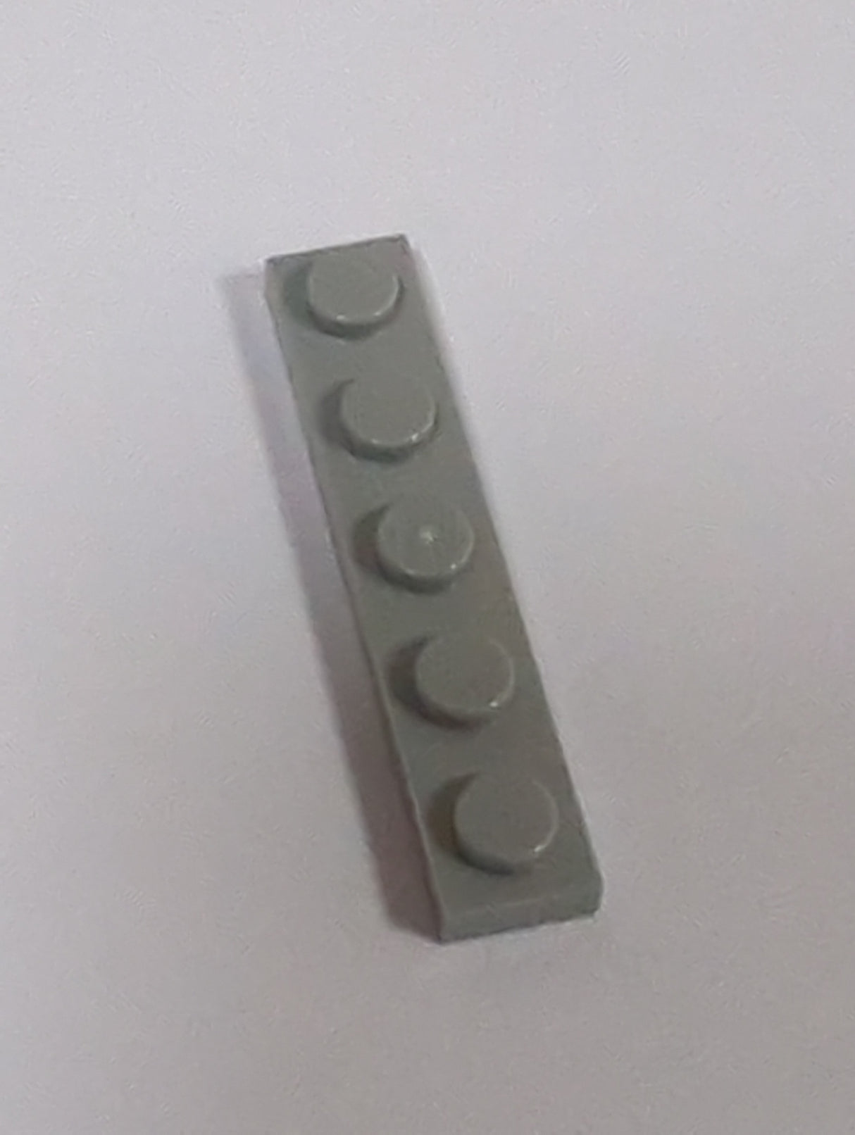 NEU Plate 1 x 5 neuhellgrau light bluish gray