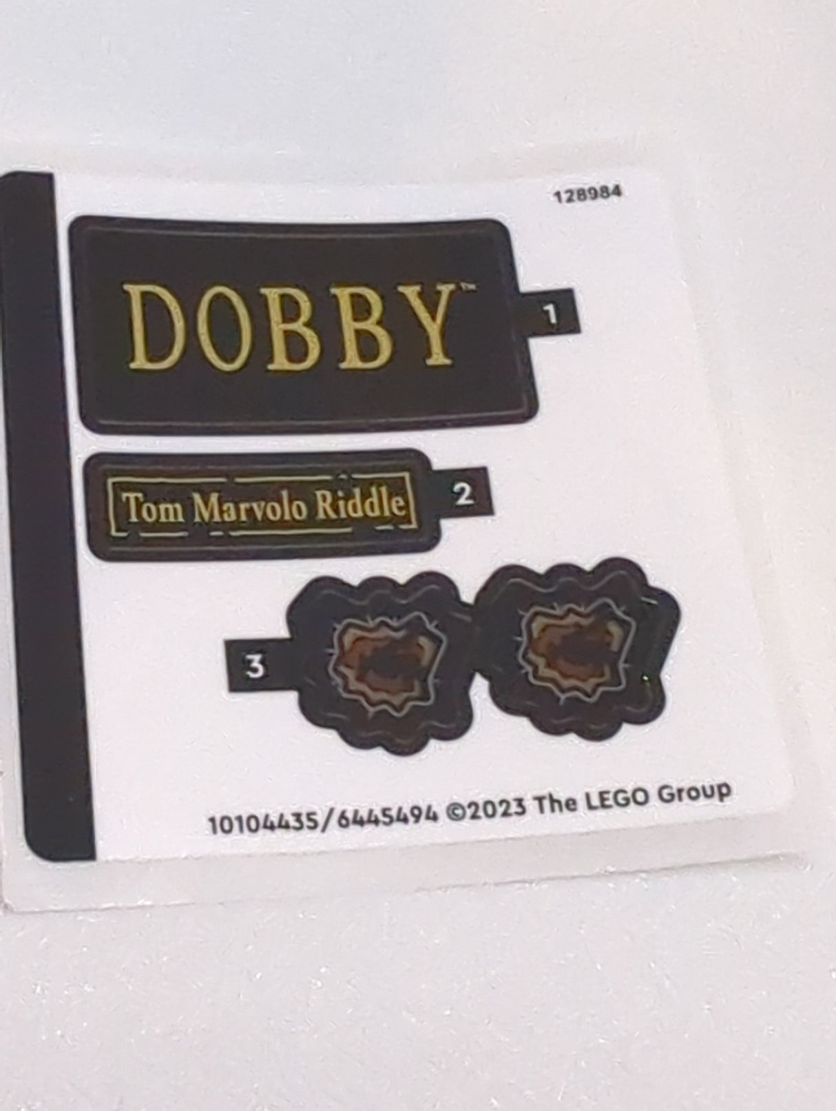 NEU Sticker Sheet for Set 76421 - &#40;10104435/6445494&#41;