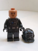 NEU Star Wars Minifigur Imperial TIE Fighter / Interceptor Pilot - weiblich, Nougat Kopf sw1260