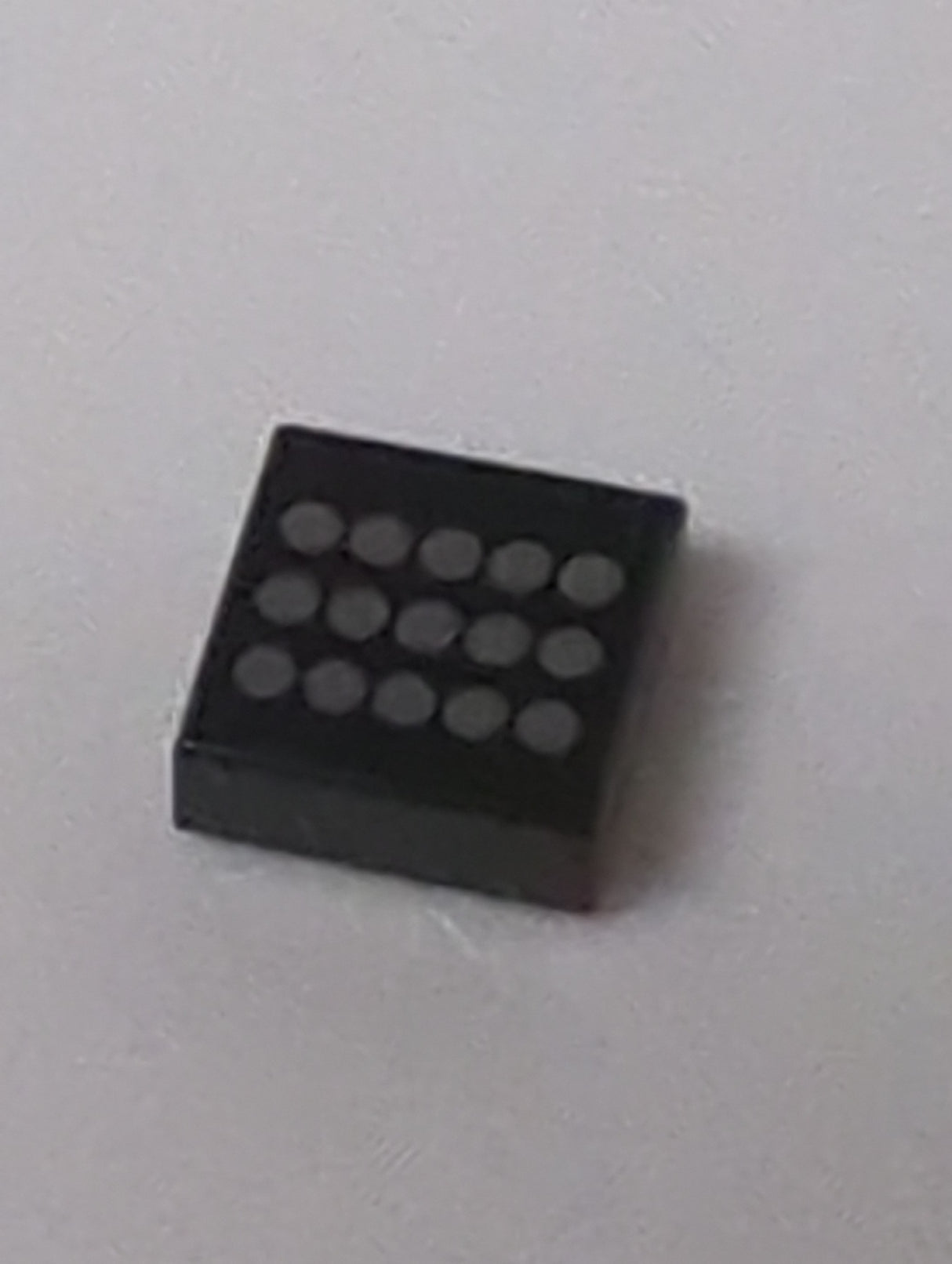 NEU Fliese 1 x 1 mit Muster aus 15 silbernen Punkten schwarz