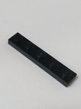 NEU Plate 1 x 5 schwarz black