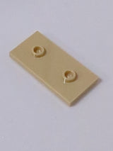 NEU Plate, Modified 2 x 4 with 2 Studs &#40;Double Jumper&#41; beige tan