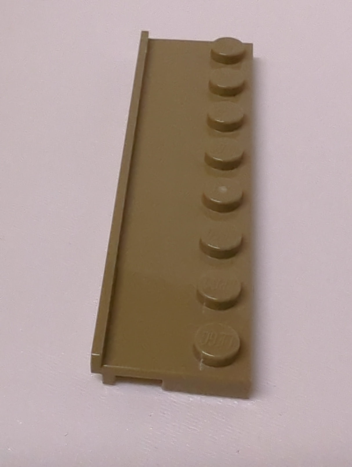NEU Platte, modifiziert 2 x 8 mit Führungsschiene dunkelbeige