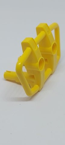 6x4x3 Fahrzeug Kühlergrill mit 2 Pins und 2 Pinlöchern, gelb yellow