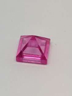 1x1 Pyramidenstein Convex transparent knallpink trans-dark pink