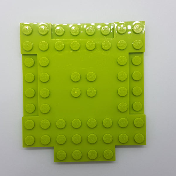 8x8x2/3 modifizierter Stein mit 1x4 Einkerbungen und 1x4 Platte lindgrün Lime