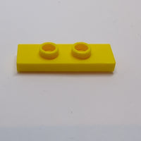 1x3 modifizierte Platte mit 2 Noppen Double Jumper gelb yellow