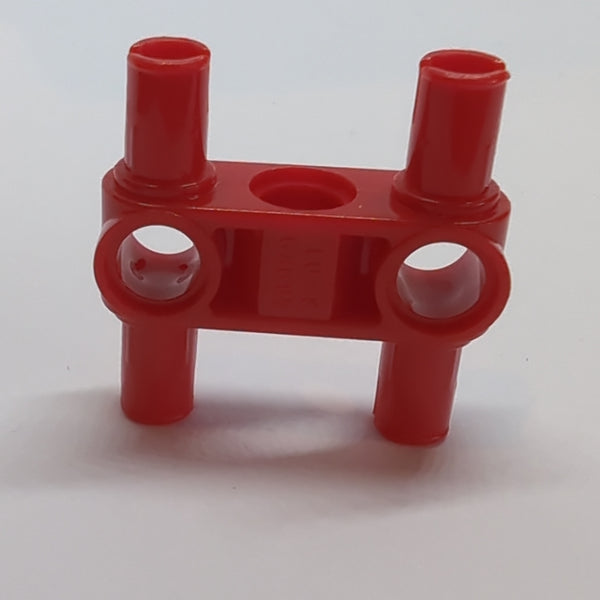 Pinverbinder mit 4 Pins senkrecht 3L rot red