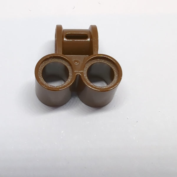 Pin- Achsverbinder senkrecht doppelt altbraun brown
