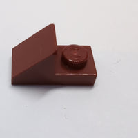 1x2 Dachstein 45° mit 2/3 Ausschnitt dunkelrot dark red