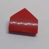 2x2 Bogenstein Pointed with Stud Notches rot