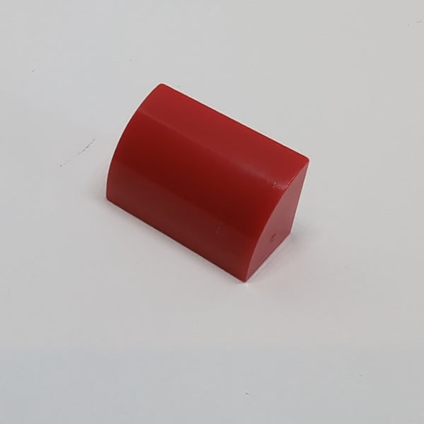 1x2x1 modifizierter Stein gebogen rot red