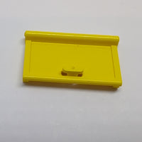 1x2x3 Containertür gelb yellow