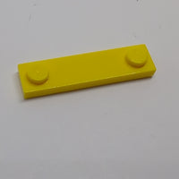 1x4 modifizierte Fliese mit Nut mit 2 Noppen außen gelb yellow