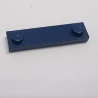 1x4 modifizierte Fliese mit Nut mit 2 Noppen außen dunkelblau dark blue