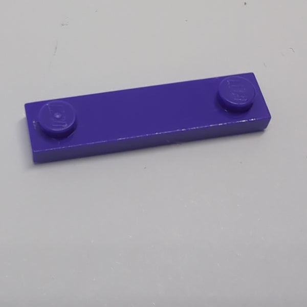 1x4 modifizierte Fliese mit Nut mit 2 Noppen außen lila dark purple