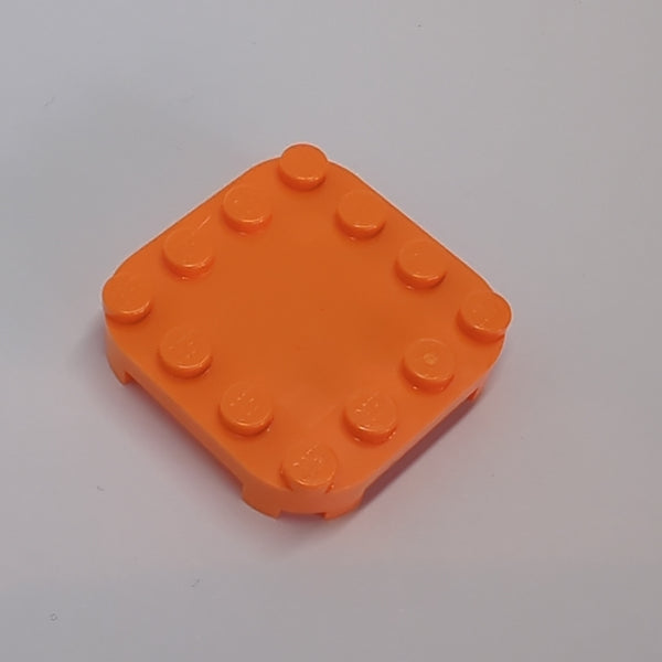 4x4 Platte mit abgerundeten Ecken orange orange