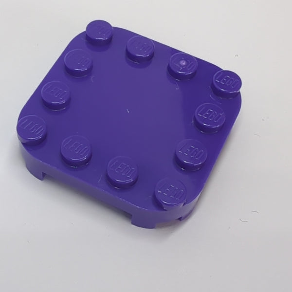 4x4 Platte mit abgerundeten Ecken lila dark purple