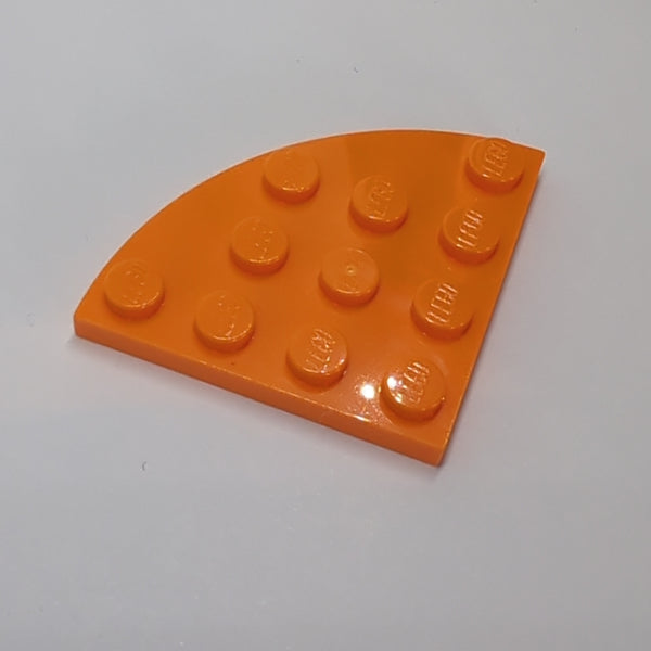 4x4 Eckplatte / Rundplatte orange orange