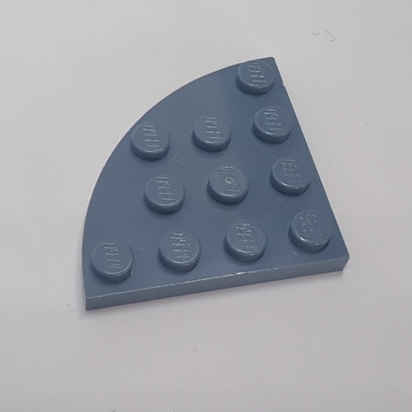 4x4 Eckplatte / Rundplatte sandblau sand blue