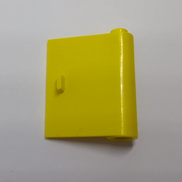 1x3x3 Tür rechts geschlossenes Scharnier gelb yellow