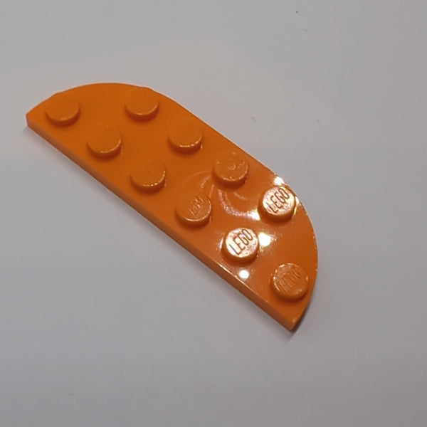 2x6 doppelt Rundplatte orange orange