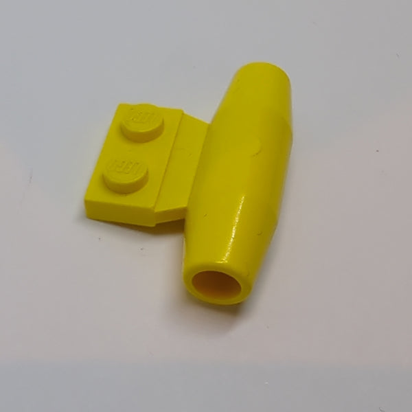 Düse / Triebwerk / Turbine, reibungslos klein 1x2 Seitenplatte ohne Achshalter gelb yellow
