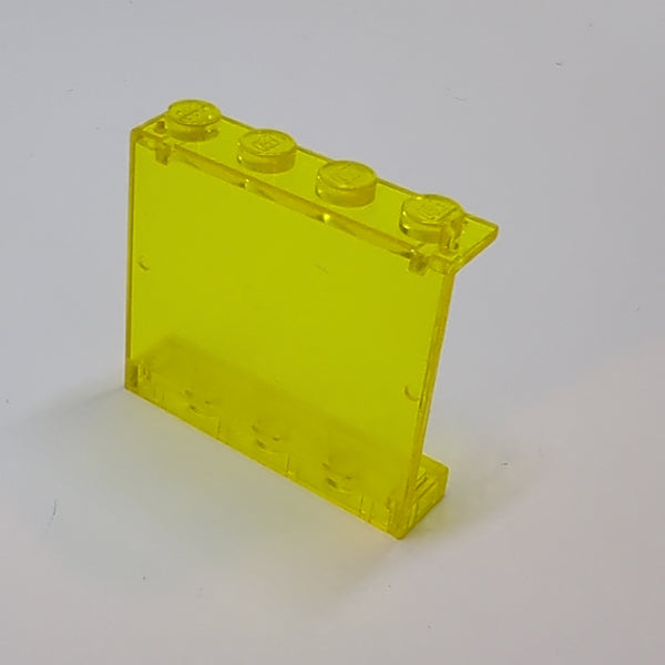 1x4x3 Wandelement Paneel ohne Seitenstützen geschlossene Noppen transparent gelb trans yellow