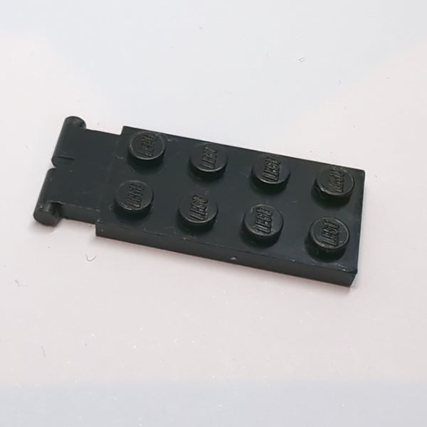 2x4 modifizierte Platte / Scharnierplatte waagerecht mit Gelenk male männlich schwarz black