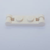 1x2 modifizierte Platte mit Griff auf beiden Seiten weiß white
