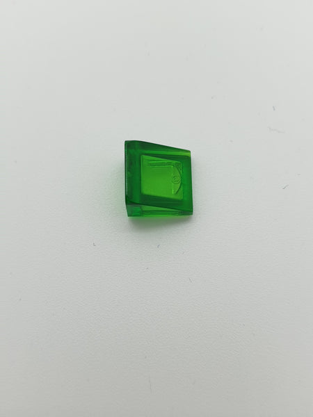 1x1 Dachstein 30° transparent grün