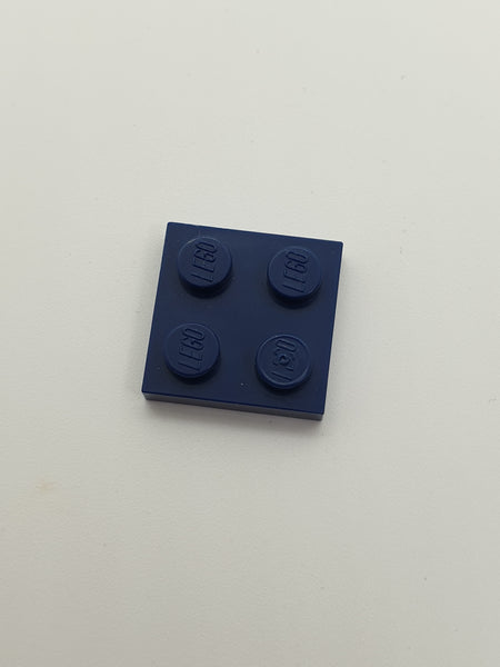 2x2 Platte dunkelblau