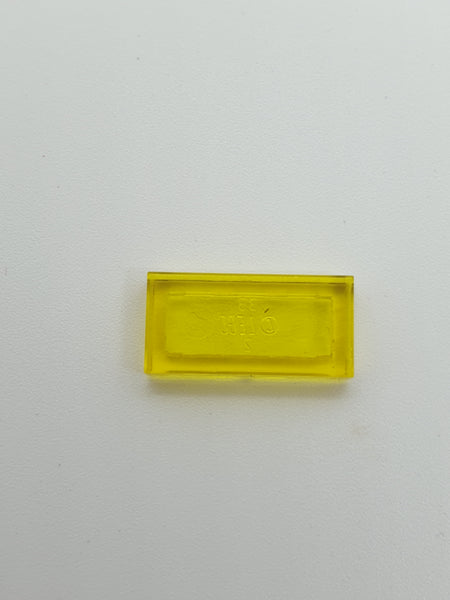 1x2 Fliese transparent gelb