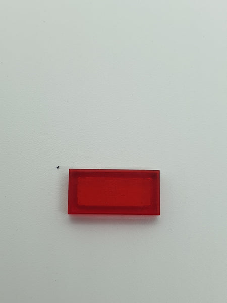 1x2 Fliese transparent rot