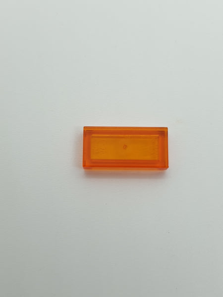 1x2 Fliese transparent orange