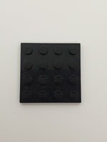4x4 Platte schwarz black