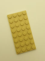 4x8 Platte beige tan