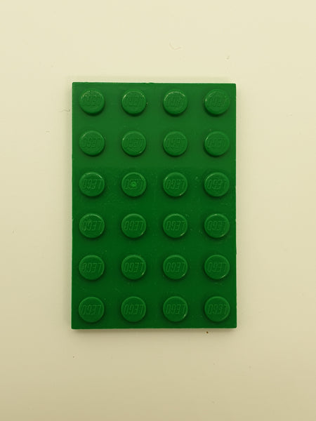 4x6 Platte grün