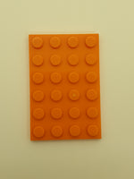 4x6 Platte orange