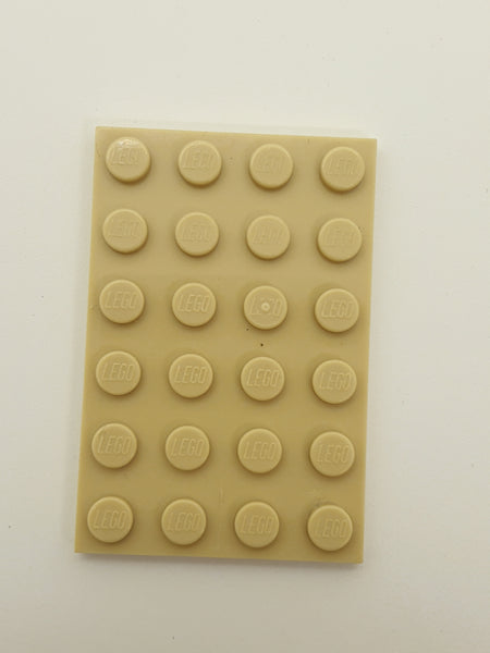 4x6 Platte beige tan