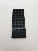 4x10 Platte schwarz black