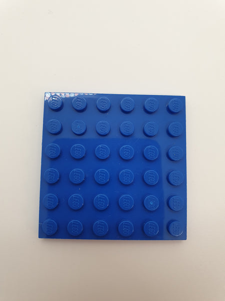 6x6 Platte blau