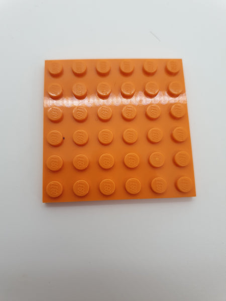 6x6 Platte orange