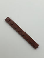 1x8 Platte dunkelbraun dark brown