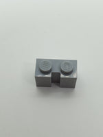 1x2 modifizierter Stein mit Rille altdunkelgrau dark gray