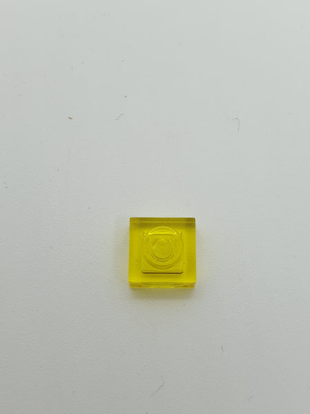 1x1 Platte transparent gelb